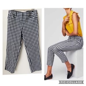 LOFT Riviera Gingham Marissa Pant